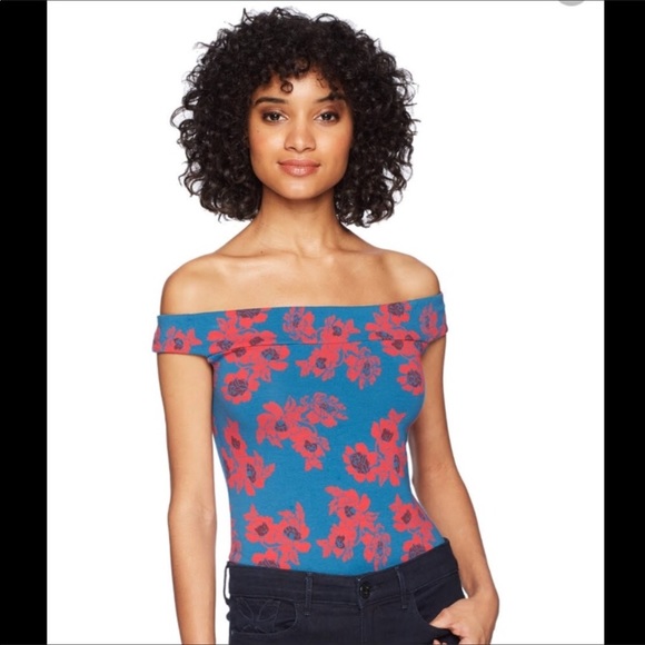 Free People NWT So Much off the shoulder body suit - Picture 4 of 8